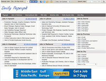 Tablet Screenshot of dailypaperpk.com